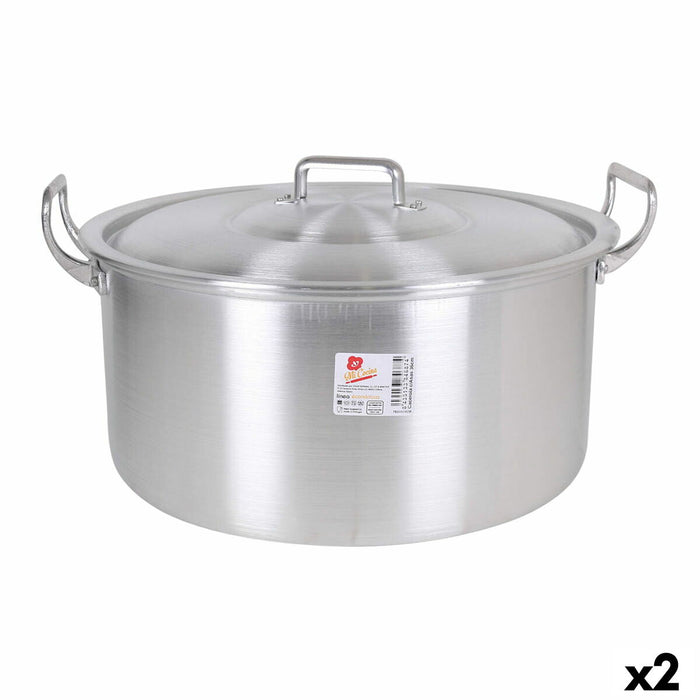 Casserole with lid 44 x 39 x 21 cm (2 Units)