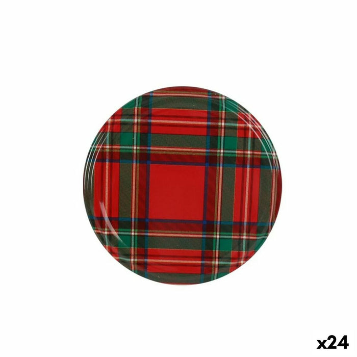 Set of lids Sarkap   Scottish Man 6 Pieces 8,5 x 0,8 cm (24 Units)