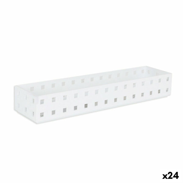 Drawer Organizer Confortime White 27,6 x 6,6 x 4,3 cm (24 Units)