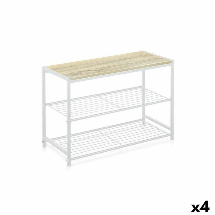 Shelves Confortime 3 Shelves Metal 60 x 30 x 43 cm (4 Units)