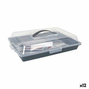 Lunch box Dem With handle 44 x 30 x 10 cm (12 Units)