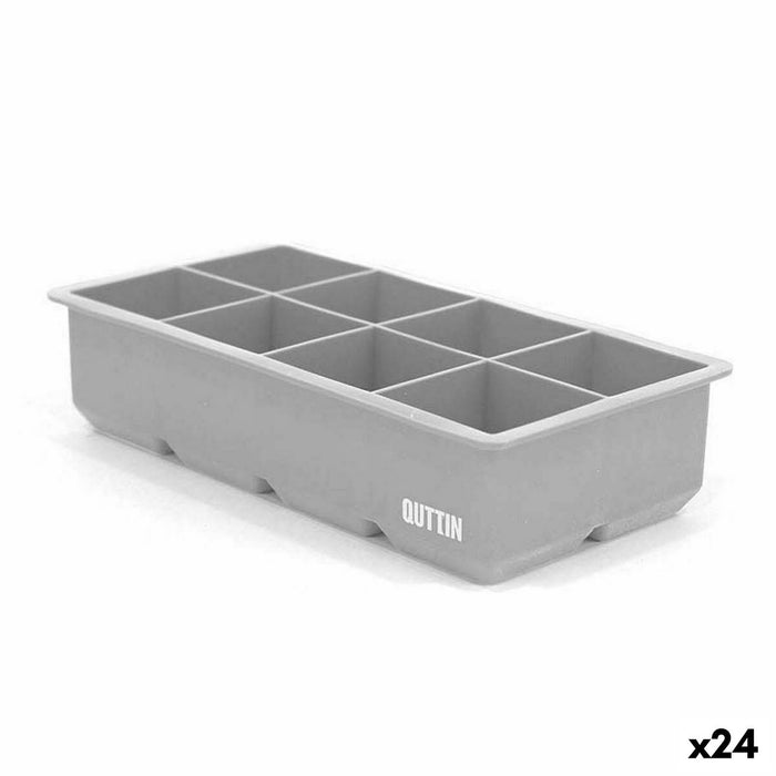 Ice Cube Mould Quttin Silicone 21,3 x 11,3 x 5 cm (24 Units)