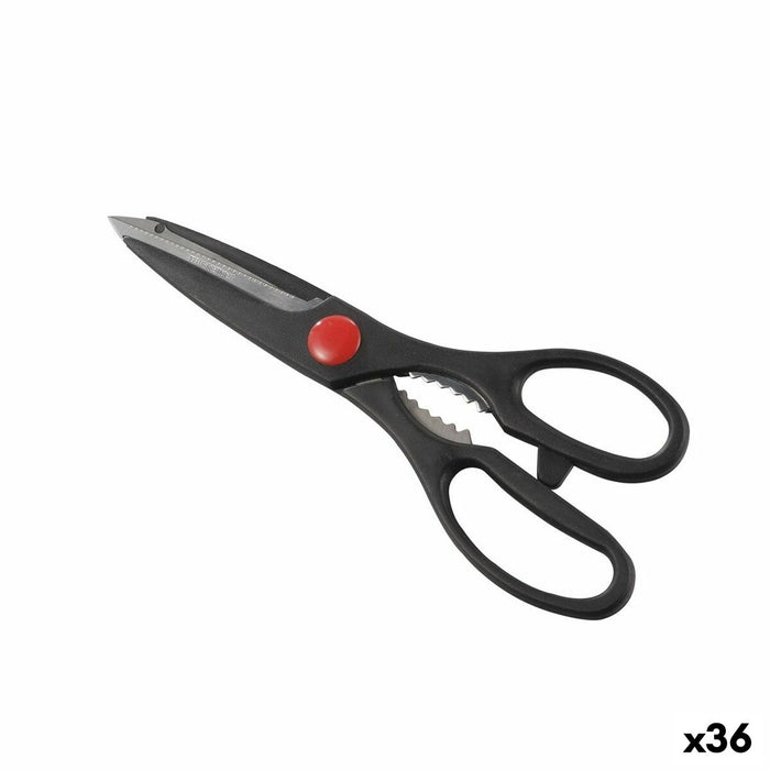 Scissors Wooow Black 21 x 7,5 cm (36 Units)