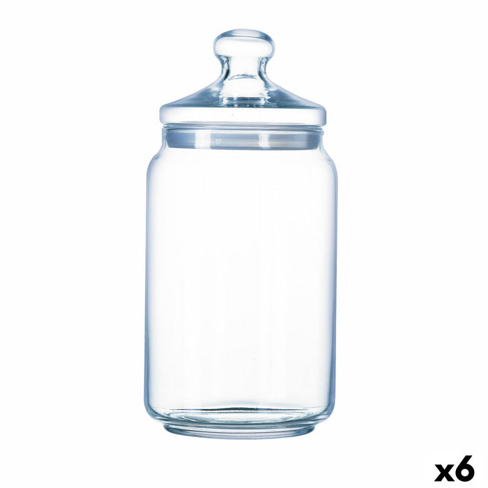 Jar Luminarc Club Transparent Glass 1 L (6 Units)