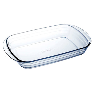 Oven Dish Ô Cuisine Ocuisine Vidrio Transparent Glass Rectangular 40,3 x 26,3 x 7,3 cm (6 Units)