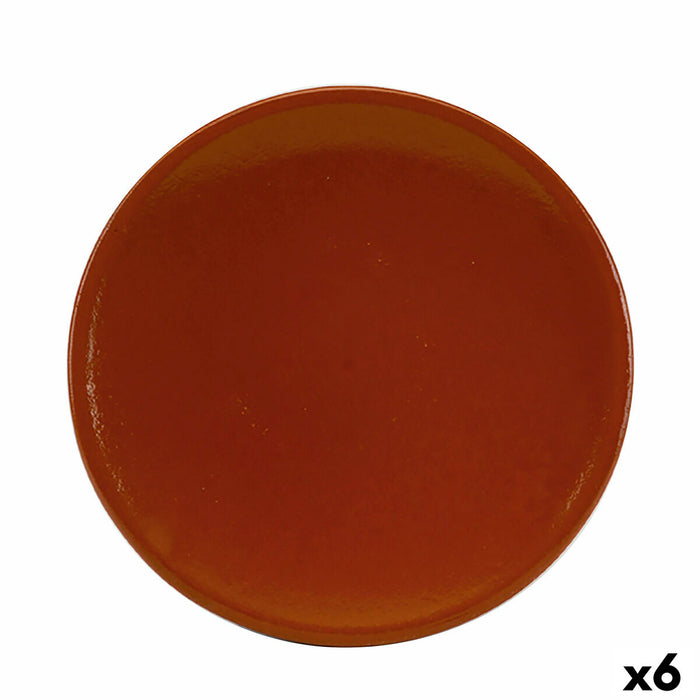 Tray Raimundo Barro Profesional Brown Ceramic Baked clay Ø 26 cm Refractor (6 Units)
