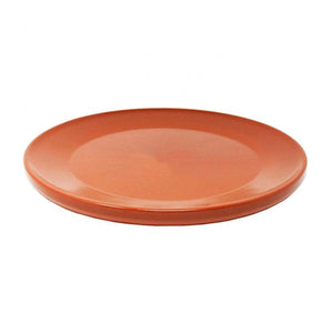 Serving Platter Raimundo Barro Profesional Brown Baked clay Ø 30 cm (6 Units)