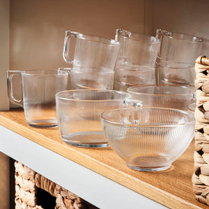 Cup Luminarc Stripy Transparent Glass 90 ml (6 Units)