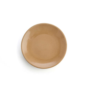 Flat plate Anaflor Vulcano Meat Baked clay Beige Ø 29 cm (8 Units)