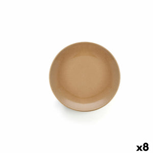 Flat Plate Anaflor Barro Anaflor Beige Ceramic Baked clay (8 Units)