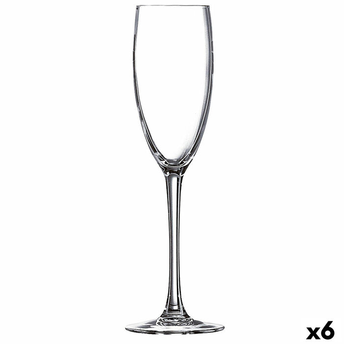 Champagne glass Luminarc La Cave Transparent Glass (160 ml) (6 Units)