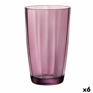 Glass Bormioli Rocco Pulsar Purple Glass (470 ml) (6 Units)