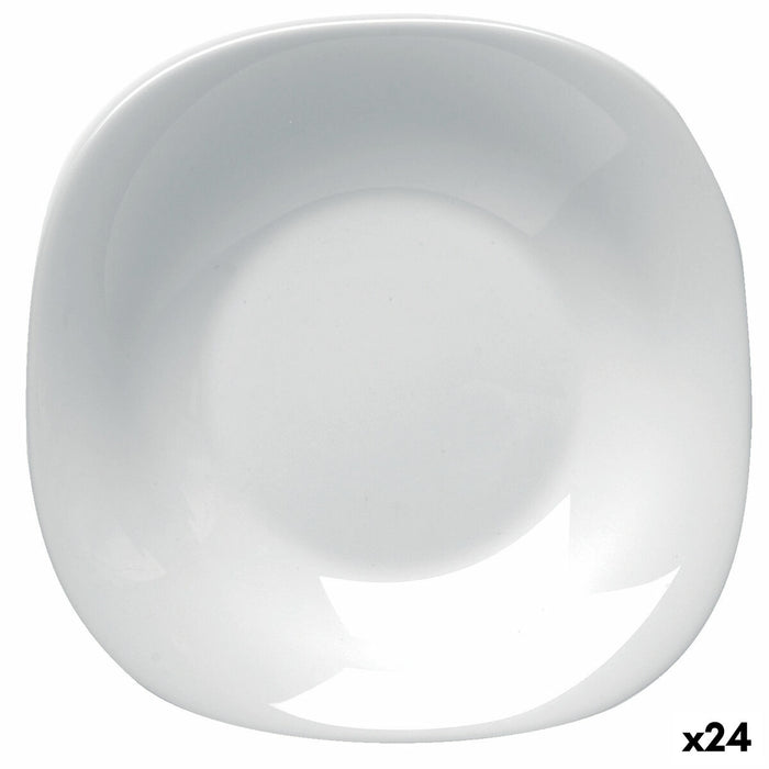 Deep Plate Bormioli Rocco Parma Glass (23 cm) (24 Units)