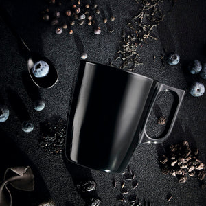 Mug Luminarc Flashy Black 250 ml Glass (6 Units)