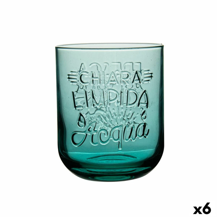 Glass Graphica Green Glass 395 ml (6 Units)