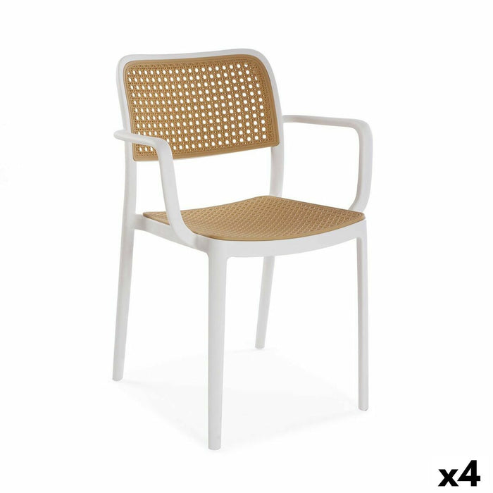 Chair Versa Venus White 58 x 81,5 x 55 cm (4 Units)