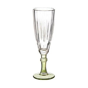 Champagne glass Exotic Crystal Green 6 Units (170 ml)