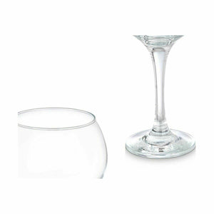 Set of cups Ambassador Cocktail Transparent Glass 790 ml (4 Units)
