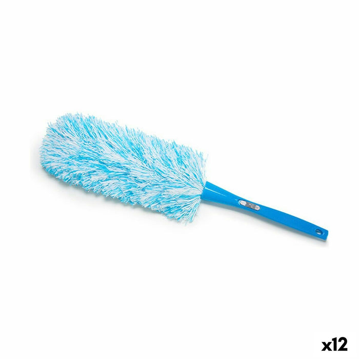 Brush Blue Green Grey Plastic 12 x 59 x 12 cm Microfibre (12 Units)
