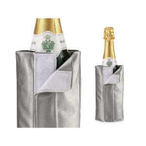Bottle Cooler Grey PVC 18,5 x 2,5 x 8,5 cm (12 Units)