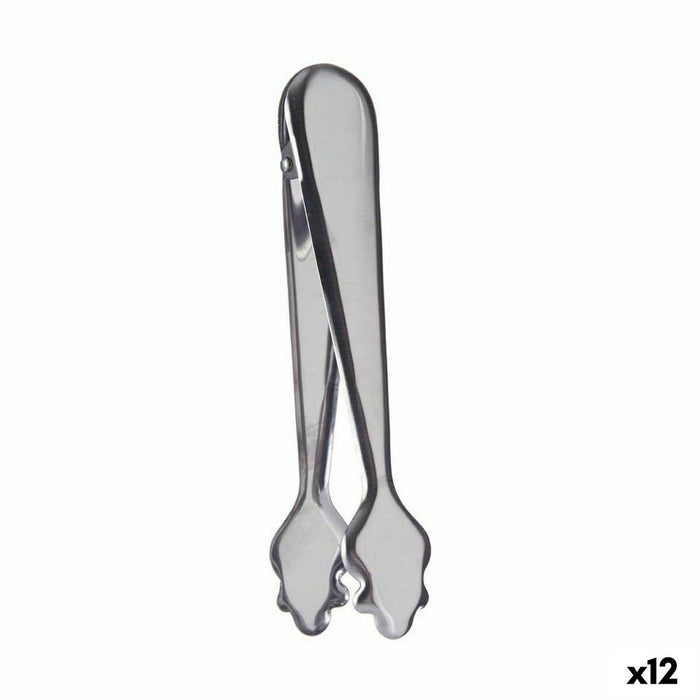 Ice Tongs Kinvara Silver Stainless steel 18,5 x 3,5 x 6 cm (12 Units)
