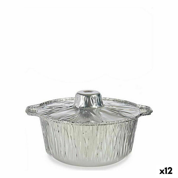 Saucepans Kinvara Silver Disposable With lid Pan