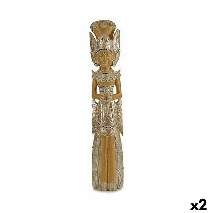 Decorative Figure Buddha Hat 92 cm Resin (2 Units)