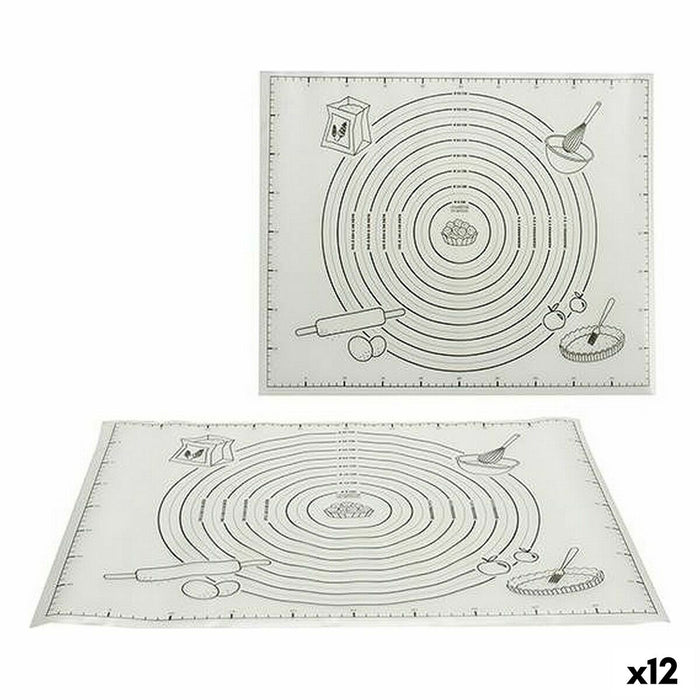 Baking Mat Kinvara Plastic Eva Rubber 50 x 40 cm 6 x 45 x 3 cm (12 Units)