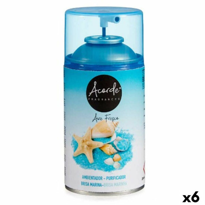 Air Freshener Refills Acorde 55322 55322 Sea breeze 250 ml (6 Units)