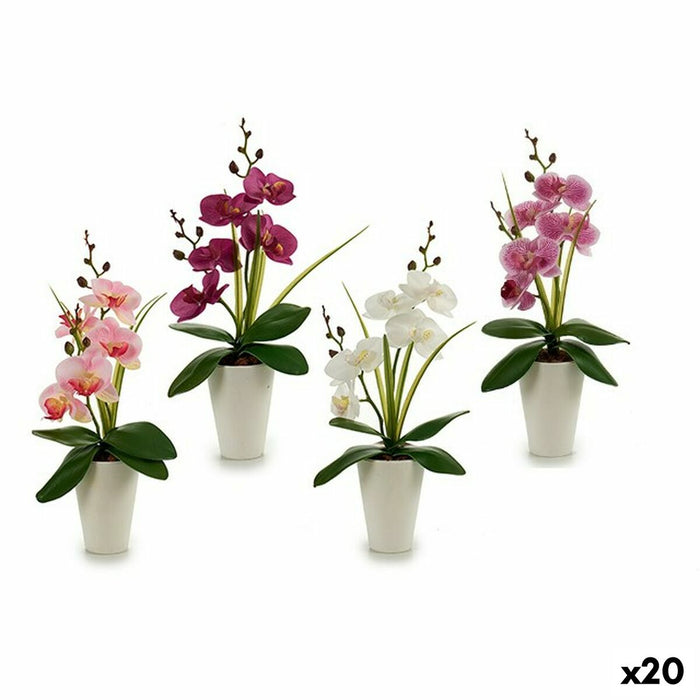 Decorative Flower Ibergarden Orchid 14 x 35 x 8 cm (12 Units)