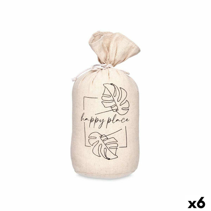 Door stop Happy Place Sack 13 x 26 x 13 cm (6 Units)