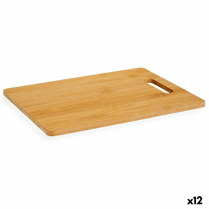 Cutting board Brown Bamboo 38 x 0,9 x 28 cm (12 Units)