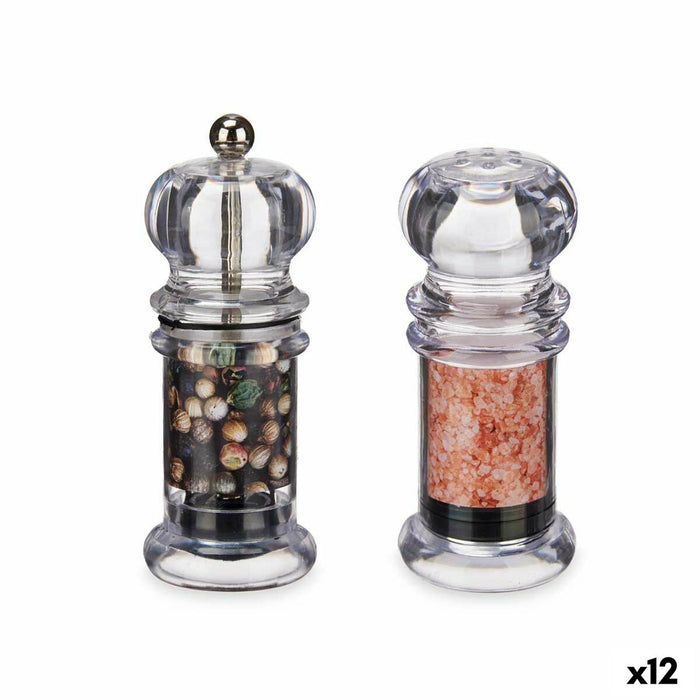 Salt and pepper set Plastic (12 Units)