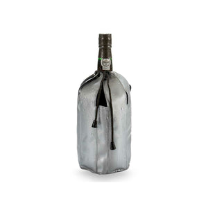 Bottle Cooler Grey PVC 12 x 12 x 21,5 cm (12 Units)