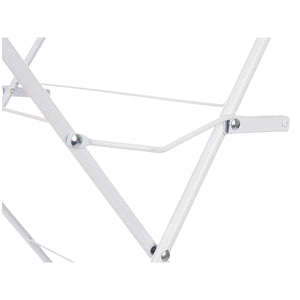 Folding clothes line White Black 47 x 41 x 136 cm Vertical (5 Units)