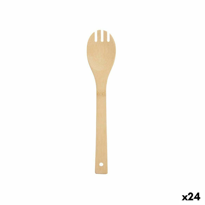 Kitchen Spatula Fork Bamboo 6,5 x 34,2 x 0,6 cm (24 Units)