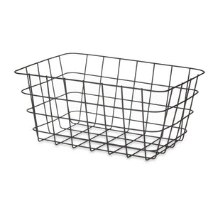 Multi-purpose basket Black Metal 30,3 x 14 x 22,5 cm Rectangular (6 Units)