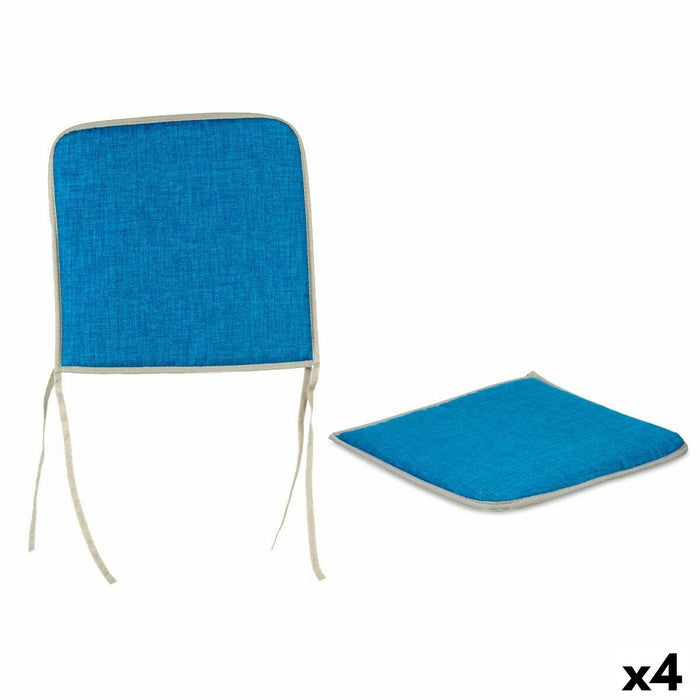 Chair cushion 38 x 2,5 x 38 cm (4 Units)