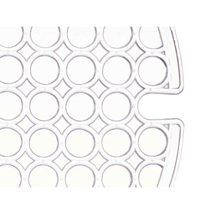 Non-slip Mat Transparent Plastic 29 x 0,1 x 29 cm Sink (12 Units)
