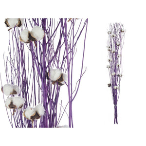 Bouquets Cotton Purple 10 x 100 x 18 cm (18 Units)