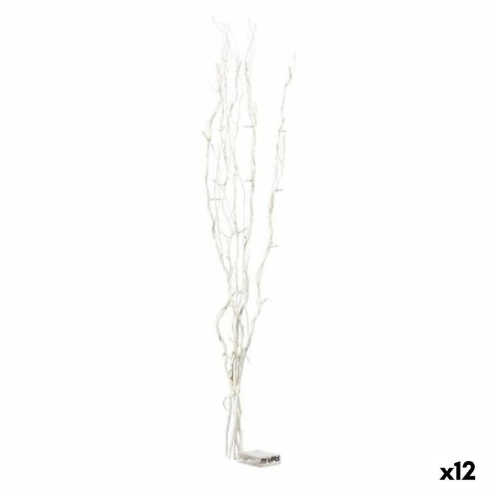 Bouquets Gift Decor White Wood 20 x 90 x 6 cm LED Light (12 Units)