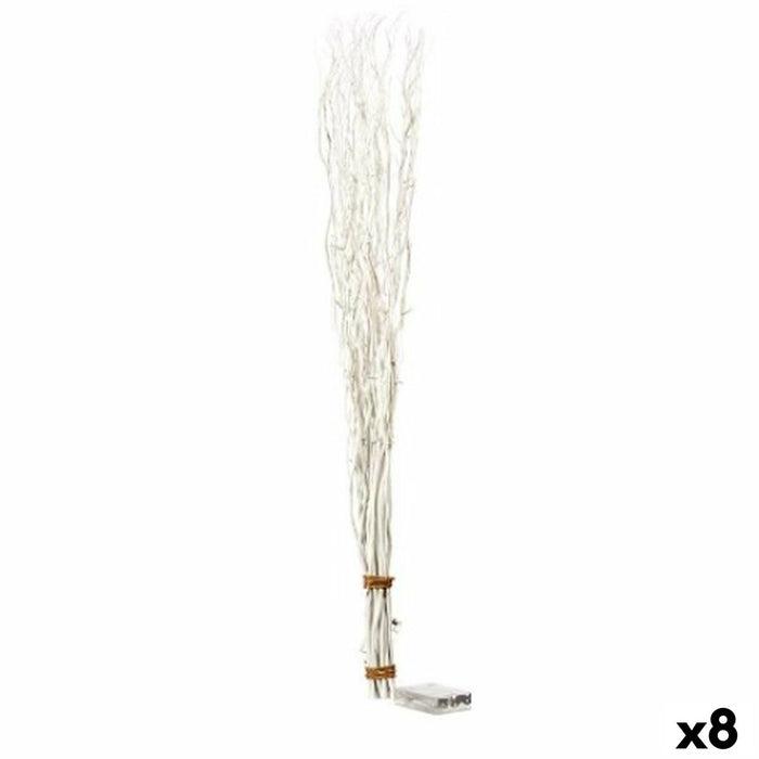 Bouquets Gift Decor White Wood 10 x 120 x 10 cm LED Light (8 Units)