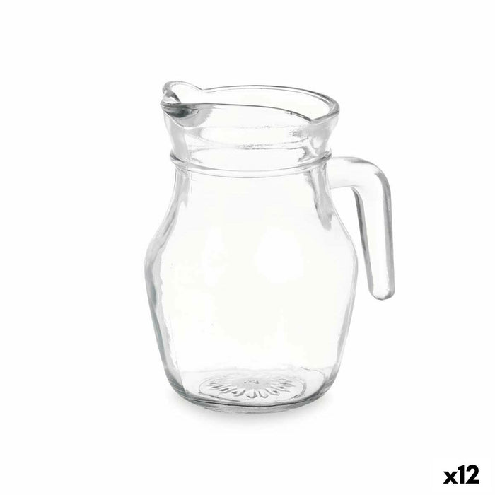 Jug Transparent Glass 500 ml (12 Units)