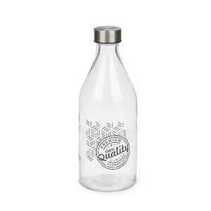 Bottle Premium Quality Glass 1 L (12 Units)
