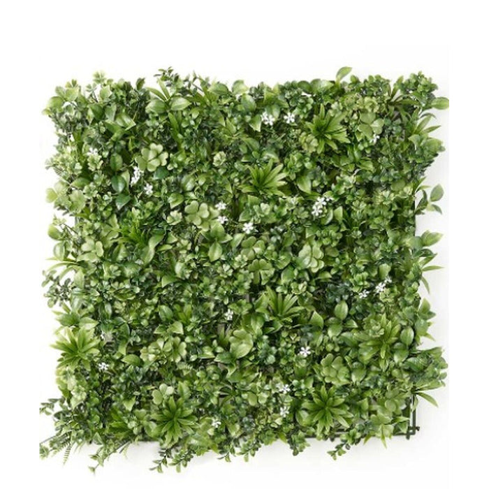 Vertical Garden Green Plastic Flowers Sheets 50 x 50 cm