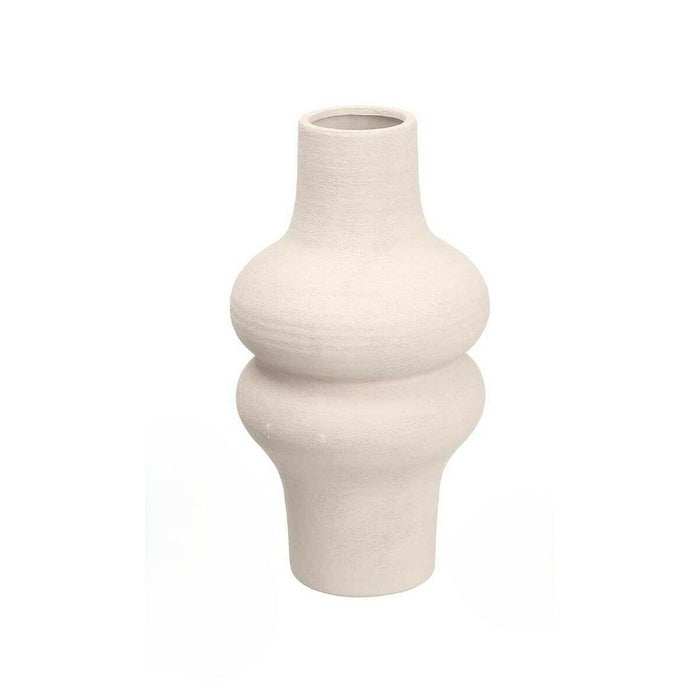 Vase Gift Decor White Ceramic 18 x 34,5 x 18 cm