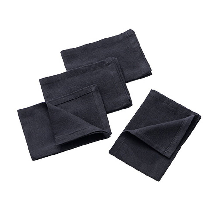 Napkins Benetton Black 40 x 40 cm 4 Pieces