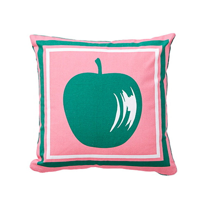 Cushion Benetton Green Pink Apple 40 x 40 cm Squared