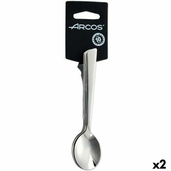 Set of Spoons Arcos Toscana Silver 14 cm Stainless steel (2 Units)