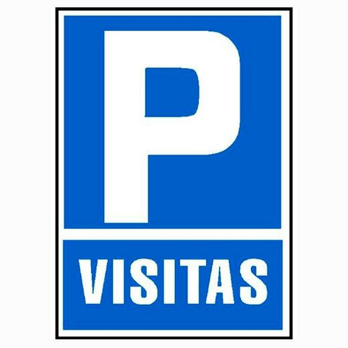 Sign Archivo 2000 "PARKING VISITAS" PVC 210 x 297 mm